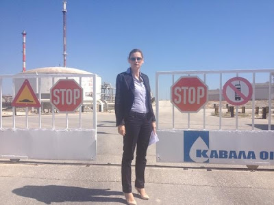 Επίσκεψη της βουλευτού Κοζάνης και υπεύθυνης τομέα κοινοβουλευτικής ευθύνης περιβάλλοντος, ενέργειας και κλιματικής αλλαγής Ραχήλ Μακρή στην Κavala Οil - Φωτογραφία 2