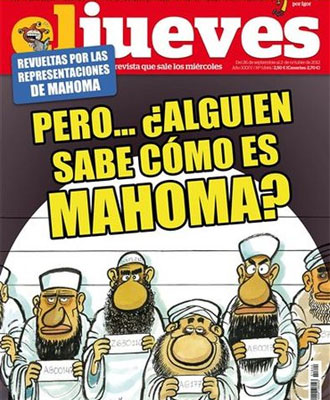 Σκίτσο του Μωάμεθ και σε ισπανικό σατιρικό περιοδικό - Φωτογραφία 2