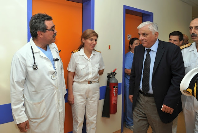 Επίσκεψη Υφυπουργού Εθνικής Άμυνας κ. Παναγιώτη Καράμπελα στο Ναυτικό Νοσοκομείο Αθηνών - Φωτογραφία 1