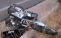 Μοτοσυκλέτα προσέκρουσε σε σταθμευμένο όχημα στην Ηγουμενίτσα
