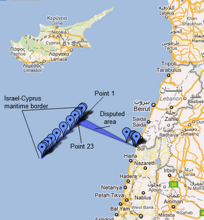 Τα θαλάσσια σύνορα Ισραήλ-Λιβάνου και η Κύπρος - Φωτογραφία 1