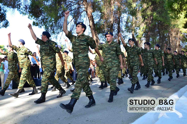 Ορκωμοσία νεοσυλλέκτων Οπλιτών στο Ναύπλιο - Φωτογραφία 9