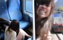 Σοκαριστικό βίντεο!! Τρένο παραλίγο να την αποκεφαλίσει ενώ έπαιζε με τον φίλο της