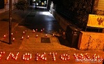 Διαμαρτυρία της Ποντιακής Νεολαίας με κεριά για τον Νταβούτογλου - Φωτογραφία 1