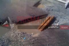 Ηράκλειο: Κίνδυνος - θάνατος η οδός Γιαννίκου για οχήματα και πεζούς!