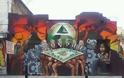 Συγκλονιστικό γκράφιτι κατά της Νέας Τάξης και του τραπεζικού καρτέλ, δέχεται κριτική ότι είναι «αντισημιτικό» (video)