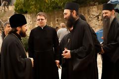 2014 - Ο Μητροπολίτης Βολοκολάμσκ κ. Ιλαρίωνας στο Χιλιανδάρι (φωτογραφίες)