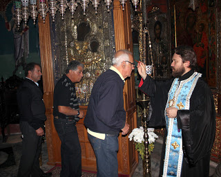 2015 - Φωτογραφίες από την 3ήμερη επίσκεψη του Μητροπολίτη Βολοκολάμσκ κ. Ιλαρίωνα στο Άγιο Όρος (9-11/10/2012) - Φωτογραφία 18