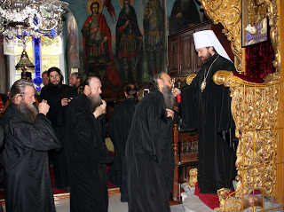 2015 - Φωτογραφίες από την 3ήμερη επίσκεψη του Μητροπολίτη Βολοκολάμσκ κ. Ιλαρίωνα στο Άγιο Όρος (9-11/10/2012) - Φωτογραφία 5