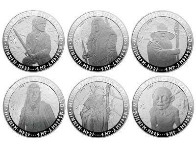 Ήρωες του «Άρχοντα των Δαχτυλιδιών» σε νομίσματα! - Φωτογραφία 3