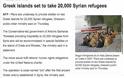 AFP: 20,000 Σύροι πρόσφυγες σε Ρόδο και Κρήτη;