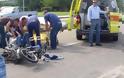 Ατύχημα με τραυματία στην είσοδο της Αμαλιάδας με μηχανή