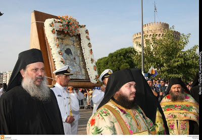 2030 - Φωτογραφίες από την υποδοχή της Ιεράς Εικόνας ΑΞΙΟΝ ΕΣΤΙΝ στη Θεσσαλονίκη - Φωτογραφία 4