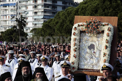 2030 - Φωτογραφίες από την υποδοχή της Ιεράς Εικόνας ΑΞΙΟΝ ΕΣΤΙΝ στη Θεσσαλονίκη - Φωτογραφία 7