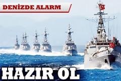 Σε ύψιστη ετοιμότητα ο Τουρκικός στόλος στη Μεσόγειο!