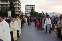2048 - Η υποδοχή της Ι. Εικόνος της Παναγίας της Βηματάρισσας, από την Ι. Μ. Κουτλουμουσίου του Αγίου Όρους, στη Χαλκίδα