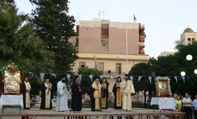 2048 - Η υποδοχή της Ι. Εικόνος της Παναγίας της Βηματάρισσας, από την Ι. Μ. Κουτλουμουσίου του Αγίου Όρους, στη Χαλκίδα - Φωτογραφία 3