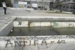 Αγρίνιο: Σε μαύρα χάλια η πλατεία Δημάδη