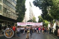 Πορεία δημοσιογράφων στο κέντρο της Αθήνας