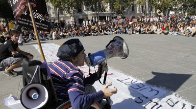 Χιλιάδες μαθητές πλημμύρισαν τους δρόμους της Ισπανίας - Φωτογραφία 5