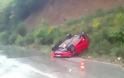 Τροχαίο ατύχημα κοντά στα διόδια Αφιδνών