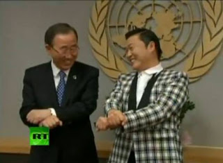 Ο γενικός γραμματέας του ΟΗΕ χορεύει... Gangnam [Video] - Φωτογραφία 1