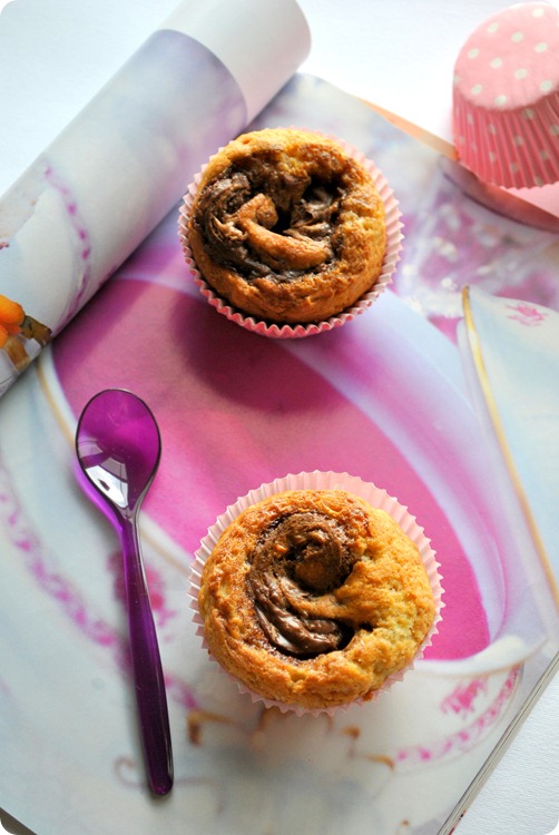 Muffins με μπανάνα και Nutella - Φωτογραφία 8