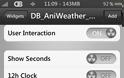 DB AniWeathyer DualTouch: cydia Widgets free - Φωτογραφία 2