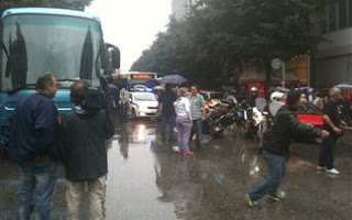Τροχαίο με τρεις τραυματίες στη Θεσσαλονίκη - Φωτογραφία 1