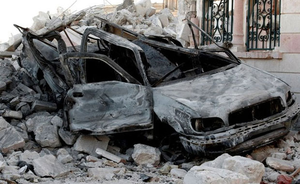 Επίθεση με παγιδευμένο αυτοκίνητο στη Συρία - Φωτογραφία 1