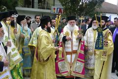 Ο Αρχιεπίσκοπος Αθηνών και πάσης Ελλάδος κ.κ. Ιερώνυμος στην πόλη του Λαγκαδά