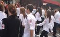 Μαθητές στο Κερατσίνι παρέλασαν με αντιναζιστικά σύμβολα. Φωτο.