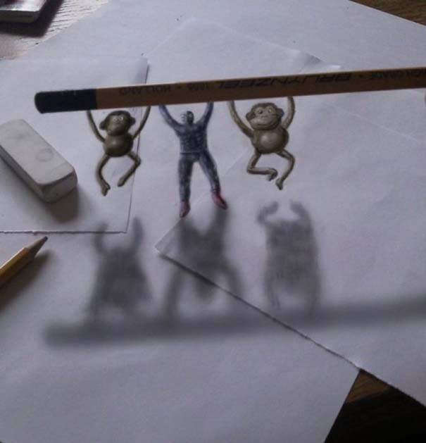 Εκπληκτικές 3D ζωγραφιές που «βγαίνουν» απ’ το χαρτί - Φωτογραφία 30