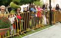 Κίτρινα κάγκελα και αστυνομικοί προστάτευσαν τους επισήμους στην παρέλαση της Λαμίας [video]