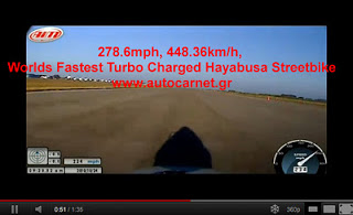 VIDEO: 448.36 Km/h με μιαTurbo Charged Suzuki Hayabusa! - Φωτογραφία 1