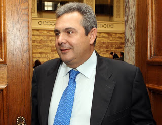 Συνάντηση του Π. Καμμένου με τον Πρόεδρο του Συμβουλίου Απόδημου Ελληνισμού, Στέφανο Ταμβάκη - Φωτογραφία 1