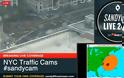LIVE: O τυφώνας Σάντυ στη Νέα Yόρκη [video]