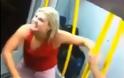 Την πέταξαν με τις κλωτσιές από το μετρό - Απίστευτο βίντεο!