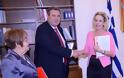 Συνάντηση του προέδρου των Ανεξάρτητων Ελλήνων Πάνου Καμμένου με την κα Ντόρα Κρητικοπούλου