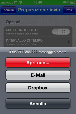 Messages2PDF 2,0 - 8: Cydia tweak update - Φωτογραφία 2