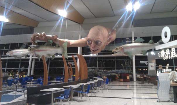 «Τρομακτική» διακόσμηση σε αεροδρόμιο της Νέας Ζηλανδίας - Φωτογραφία 3