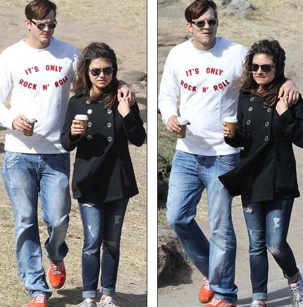 ΣΙΓΑ! «Κολλήσαμε» από τα μέλια! ΔΕΙΤΕ Mila Kunis-Ashton Kutcher σε τρυφερά ενσταντανέ - Φωτογραφία 8