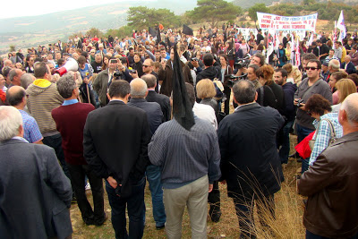 Μεγάλη συγκέντρωση διαμαρτυρίας ενάντια στην εξόρυξη χρυσού στο Πέραμα Έβρου - Φωτογραφία 4