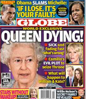 Αμερικανικό περιοδικό γράφει στο πρωτοσέλιδο ότι η βασίλισσα Ελισάβετ πεθαίνει - Φωτογραφία 1