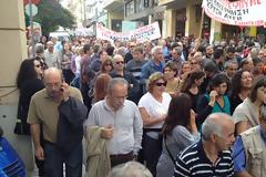 Μαζικές η συγκέντρωση και η πορεία του Εργατικού Κέντρου Πάτρας
