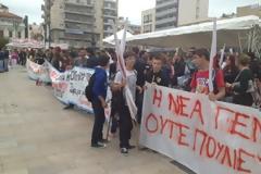 Πάτρα:Συγκέντρωση του ΠΑΜΕ στην πλατεία Γεωργίου