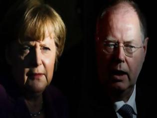 Γερμανία: Κερδίζει έδαφος η Μέρκελ έναντι του Στάινμπρουκ - Φωτογραφία 1