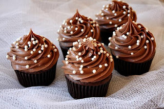 Cupcakes καρύδας με σοκολάτα και κονιάκ - Φωτογραφία 1