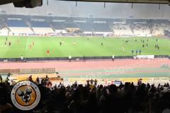 Βγήκαν για ζέσταμα οι ομάδες στο ΟΑΚΑ