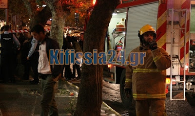 Αναστάτωση απο πυρκαγιά χθες βράδυ στο κέντρο της Κηφισιάς - Άμεση η επέμβαση της ΟΕΔΔ - Φωτογραφία 3